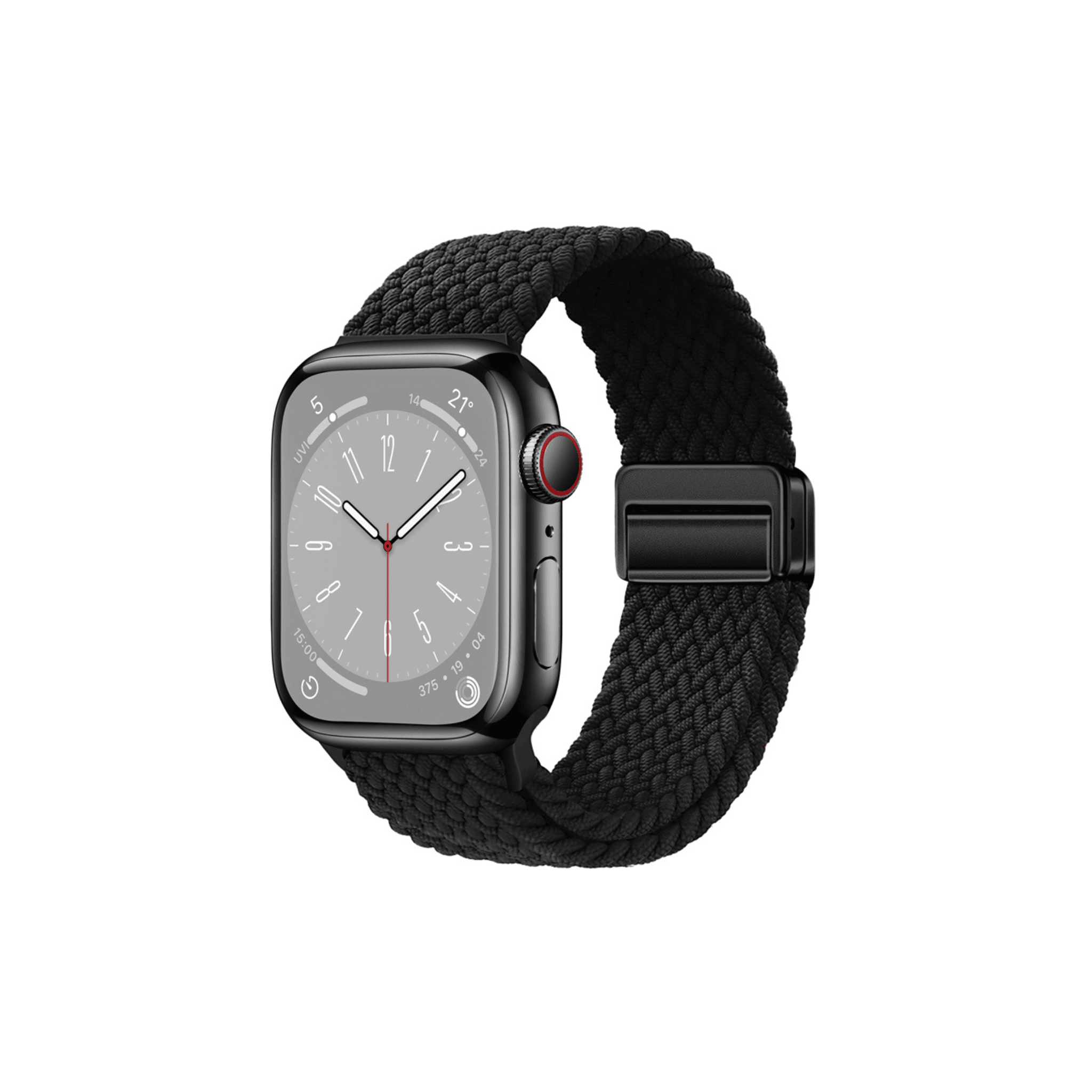 Schwarzes Casual Loop – stilvoll geflochten für einen sportlich-eleganten Auftritt